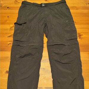 Columbia Men's Dark Gray Convertible Cargo Pants